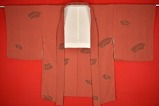 Vintage Japanese Kimono Silk Antique BORO HAORI Kusakizome Dyed/A576/590