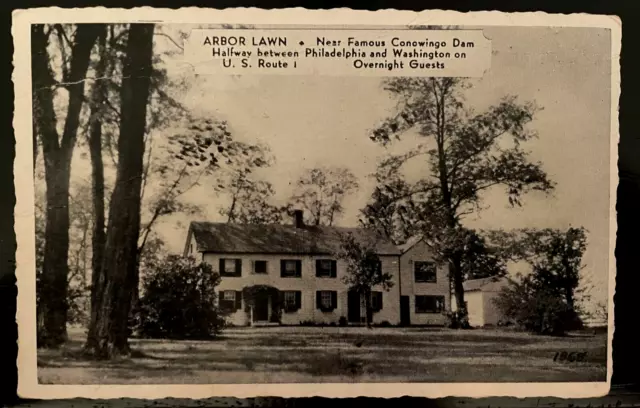 Vintage Postcard 1915-1930 Arbor Lawn Guest House, Darlington, Maryland