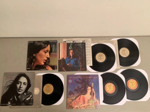 Lot 15 Joan Baez Vintage Vinyl Records Concert Lovesong Best Blessed Diamonds +