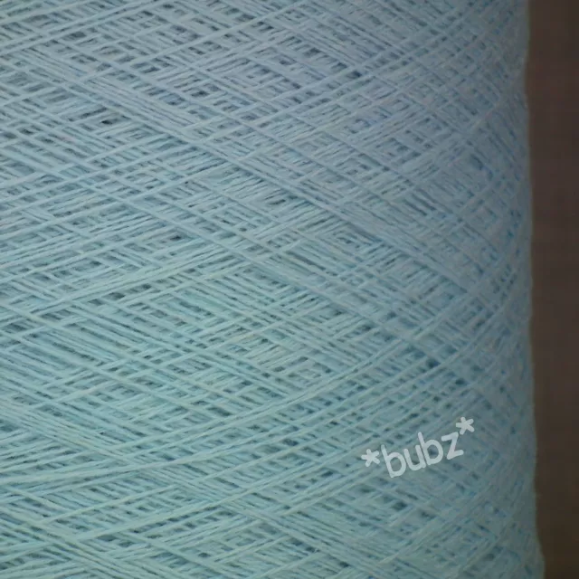 TODD & DUNCAN PURE CASHMERE YARN CONE MIRAGE BLUE 2/30s MACHINE KNITTING 1 2 PLY