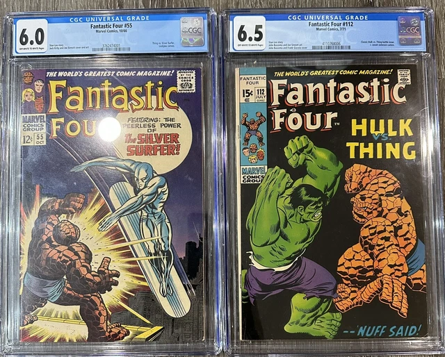 Fantastic Four CGC Key Pack!!!! Fantastic Four #55 & Fantastic Four #112