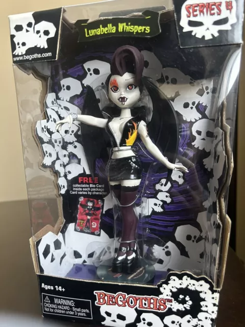 Begoths Doll Lunabella Whispers Series 4 Bleeding Edge 8" Action Figure Nib Rare