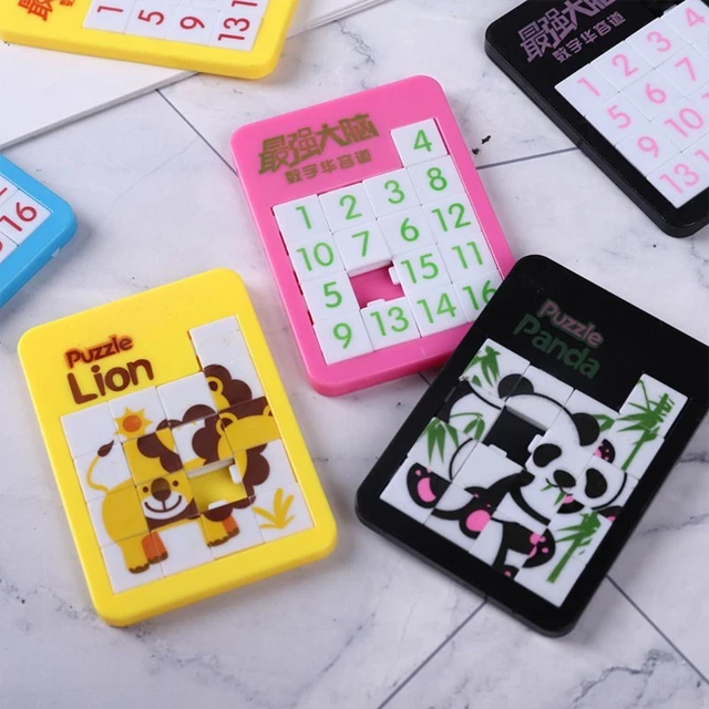 Puzzle Game Jigsaw Puzzle Number Puzzle Toy Moving Sliding Toy Early Education