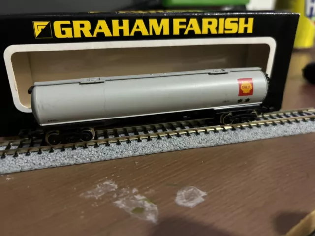 Graham Farish Bogie Tank Wagon Bp Grey  N Gauge