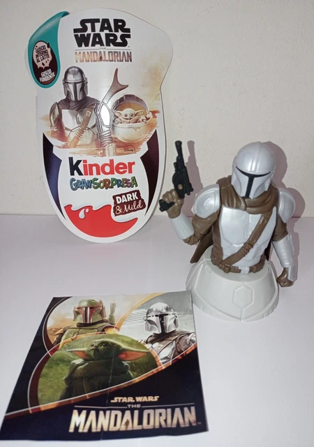 KINDER STAR WARS The Mandalorian Din Djarin Maxi Sorprese 2023 Figure EUR 16,00 - PicClick FR
