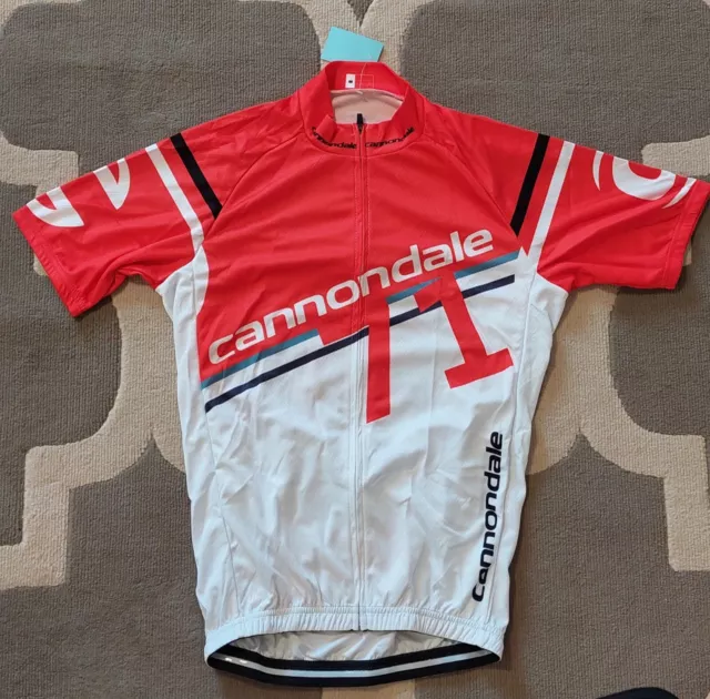 Maglia Ciclismo "Cannondale" Nuova Con Etichetta Taglia L