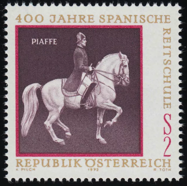 1396 400 J. Spanische Reitschule, Piaffe, 2 S postfrisch **
