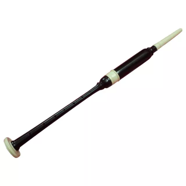 Hm Bagpipes Practice Chanter Rosewood Black Color Immation Ivory Amount + Reeds