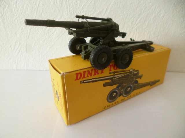 Dinky Toys 80E Obusier De 155 ABS – Boîte D'origine, Collection, Made In France