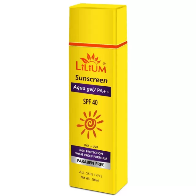 Lilium Gel Sunscreen SPF 40 PA++ For All Skin Type 100ml