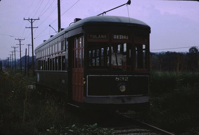 Streetcar Trolley Kodachrome Original Kodak Slide
