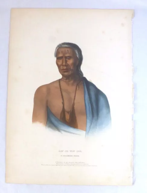 LAP-PA-WIN-SOE Delaware Chief-CB King McKenney & Hall Biddle-JT Bowen Folio Lith