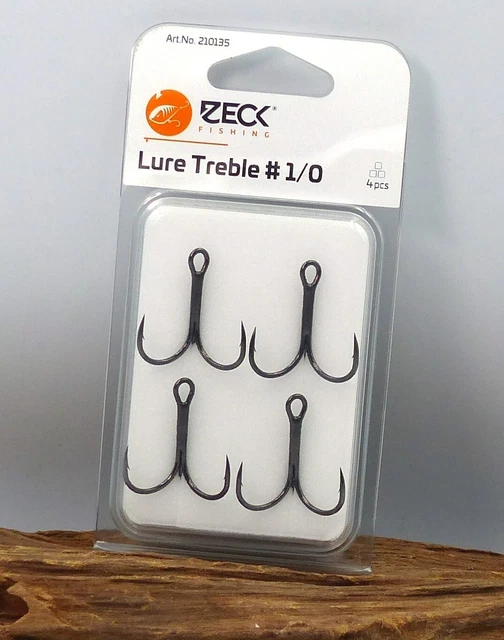 ZECK PREDATOR LURE Treble Drilling Zusatzdrilling sehr stabil und ...