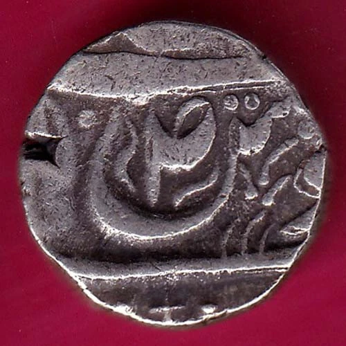 Patiala State One Rupee Rare Silver Coin #Bq49