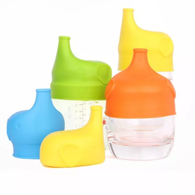 Lids Elephant-Shaped Lid Spill-proof Cap Bottles Cover Training Suction Cup