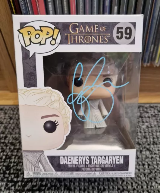 Game of Thrones Daenerys Targaryen Funko Pop Signed by Emilia Clarke With ACOA