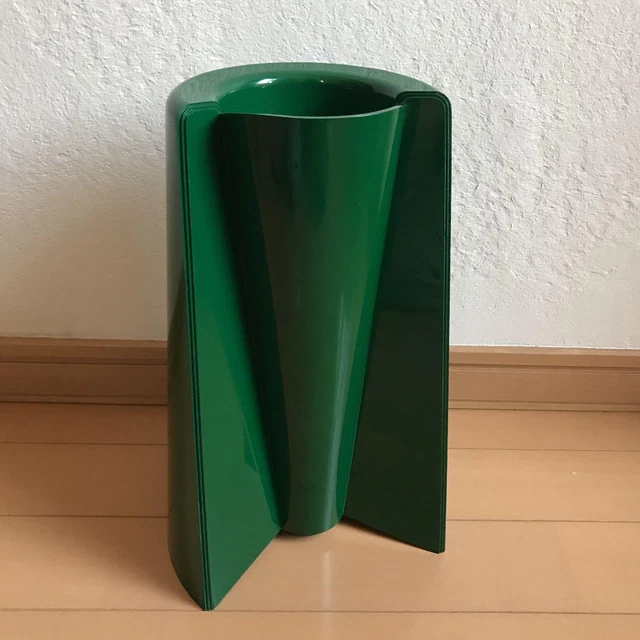 Vintage 1997 ALESSI Enzo Mari Pago-pago Danese Flower Vase Green Color Reprint