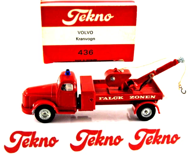 TEKNO 436 VOLVO Falck Zonen Emergency Tow Truck. VNMint/Boxed