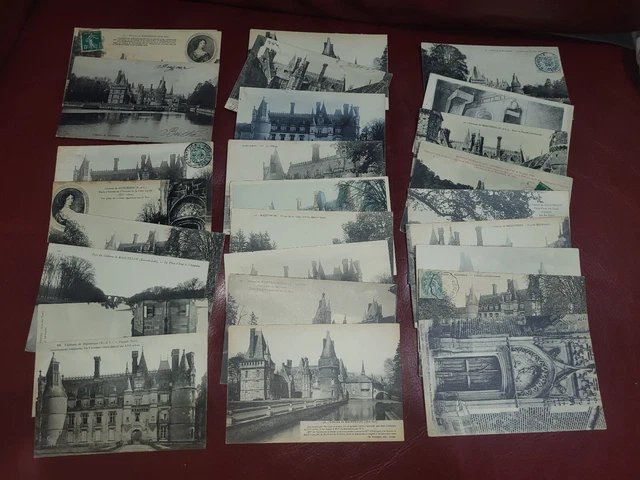 Lot 25 Antique Cpa Chateau De Maintenanceon Postcards 28 Eure Et Loir