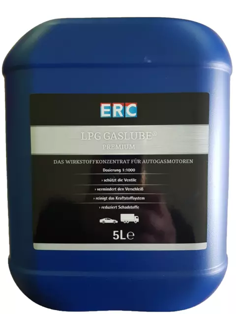 ERC Gaslube Premium 5L Auto Gas LPG Lube Ventilschutz valve saver