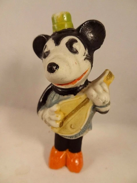 Ancienne Poupée Mignonette – Biscuit, Yeux En Verre, Années 20, Tenue D'origine, Occasion