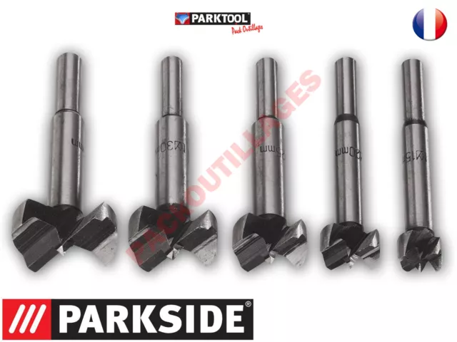 PARKSIDE® Embouts pour perceuse mèches forstner 5 Pieces