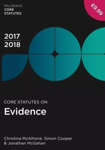Kernstatuten über Beweise 2017-18 (Palgrave Kernstatuten), Chris