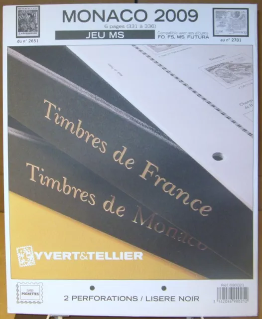 Yvert et Tellier - JEU MONACO MS 2009 (Sans Pochettes)