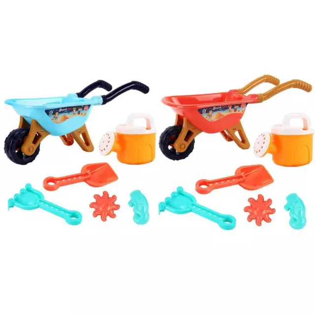 1 ensemble/6 pièces Plage De Sable Jouets Ensemble Chariot Râteaux pour