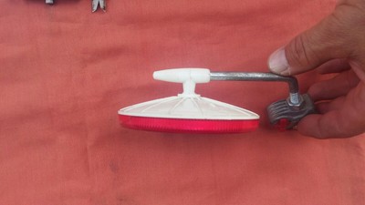 Biemme Lambretta Vespa specchio singolo x scudo Pantent colore rosso metalplast Biemme 