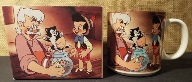 Discontinued Walt Disney's Classic Pinocchio Coffee Mug Cup