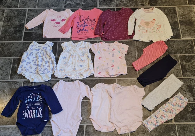 (No4) Baby Girl Bundle 6-9 months  Autumn Winter Clothes