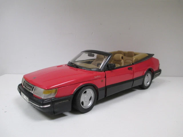 Norev 1:43 Saab 900 Turbo 16 Cabriolet Année De Construction 1992 Bleu Fonce Metallique 810044