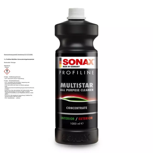 1 L Liter Sonax Profiline Multistar Concentrate Universal Reiniger Konzentrat