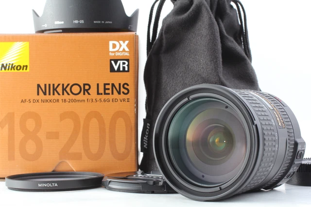 [Top MINT Box] Nikon AF-S DX VR ZOOM NIKKOR 18-200mm F3.5-5.6 G IF-ED Lens JAPAN