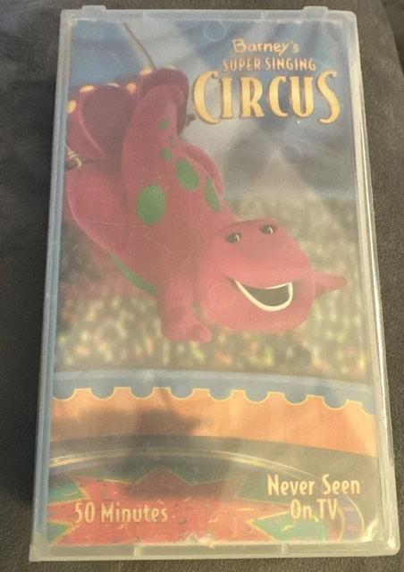 Barney S Super Singing Circus Vhs Video Tape Sing Along Song Barney Barney S Super Singing Circus Vhs Video Tape Sing Along Song Barney