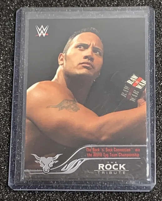 Dwayne Johnson The Rock 9/40 2016 Topps WWE Road to Wrestlemania Miami Hurricane