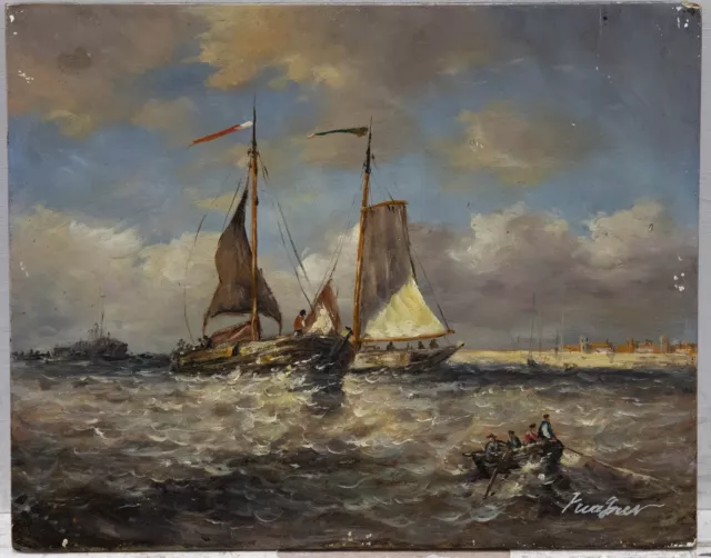 19th Century Oil - Rough Seas 2