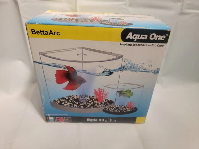 New Sealed Aqua One BettaArc LED Betta Aquarium Tank Kit
