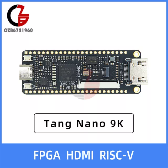 Tang Nano 9K FPGA Development Board GW1NR-9 RISC-V w/ 1.14"/4.3"/5"/7" LCD