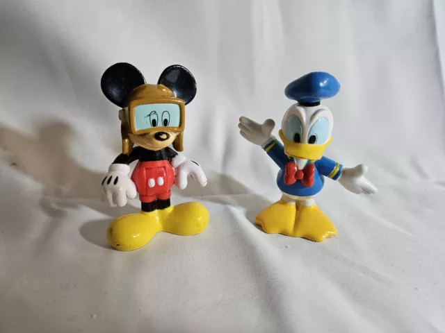 2008/9 Disney Mickey Mouse and Donald Duck 2.75" Poseable figures
