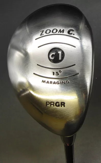 PRGR Zoom C1 Maraging 15° Hybrid Stiff Graphite Shaft Grip Rite Grip PRGR Zoom C1 Maraging 15° Hybrid Stiff Graphite Shaft Grip Rite Grip