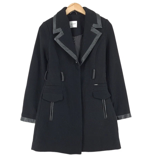 Manteau NAF NAF Femme En Laine Noire - Taille 36 - Neuf Avec étiquettes