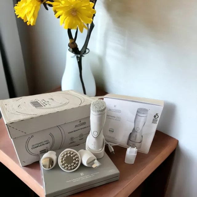 Appareil De Soin Visage Zeitgard Pro Complet - Neuf LR - Brosse électrique Nettoyante
