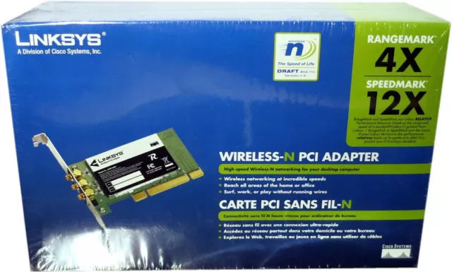 NIB Linksys Wireless-N PCI Adapter WMP300N-CA