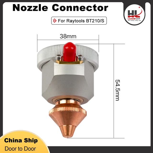 Fiber Nozzle Connector Fastener for Raytools BT210 BT210S Laser Cutting Head