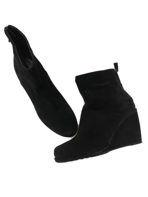 Pons Quintana -  talons 9 cm zip cuir noir 39 TRES BON ETAT