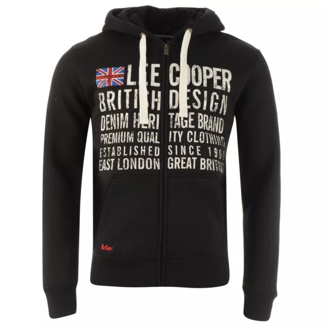 Lee Cooper Uomo Designer London Felpa, Time Is Soldi Nuovo Hip Hop Era Stella G