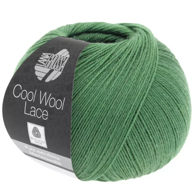 Wolle Kreativ! Lana Grossa - Cool Wool Lace - Fb. 39 resedagrün 50 g