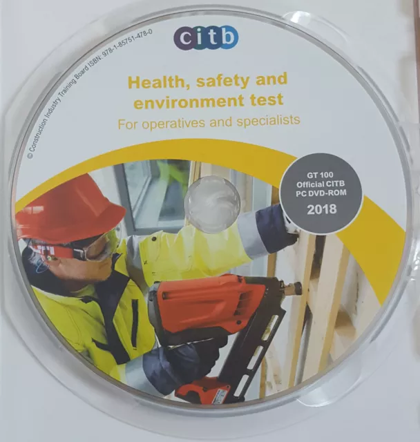 2018 CITB DVD CSCS Card Test for Operatives & Specialists Multi-Language 2